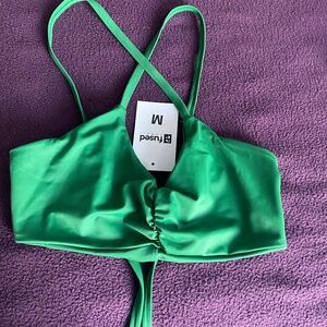 Fused Hawaii Kohanaiki bikini top “pine trees”